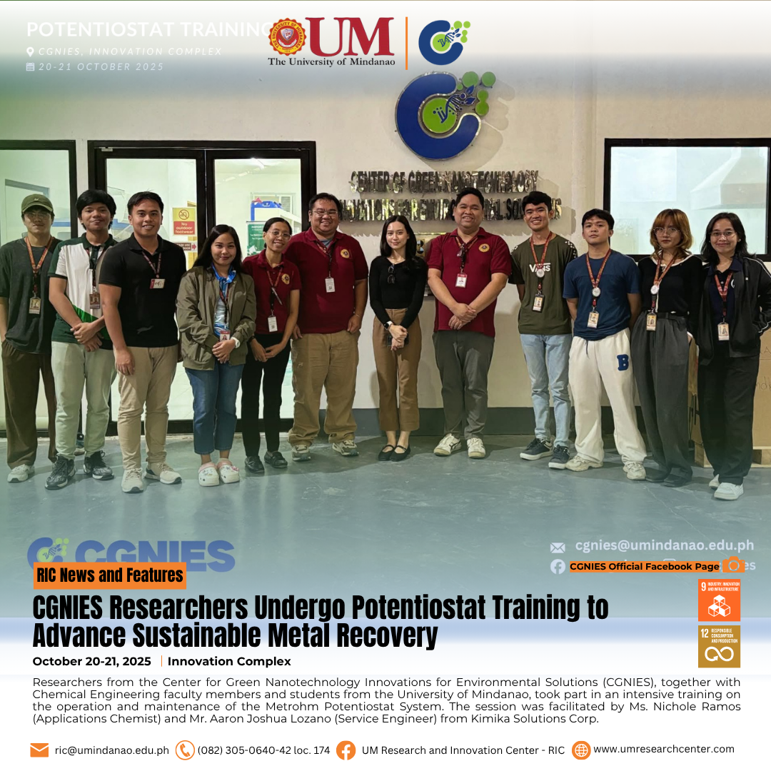 CGNIES Researchers Undergo Potentiostat Training to Advance Sustainable Metal Recovery